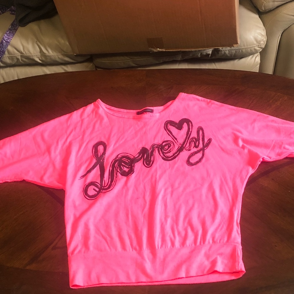 Cute pink medium sleeved blouse for girls